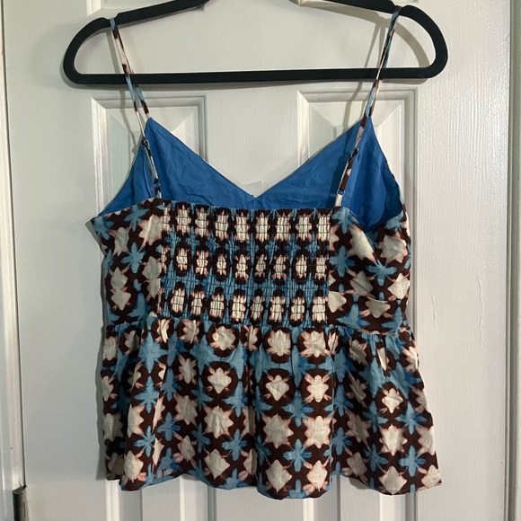 NWT Loft-Sunwashed Floral Peplum Top Size small - Picture 5 of 5